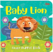 Finger puppet mini book: Baby Lion